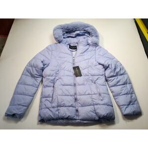 True Rock Quilted Puffer Jacket - Lavender Blue XL NWT
